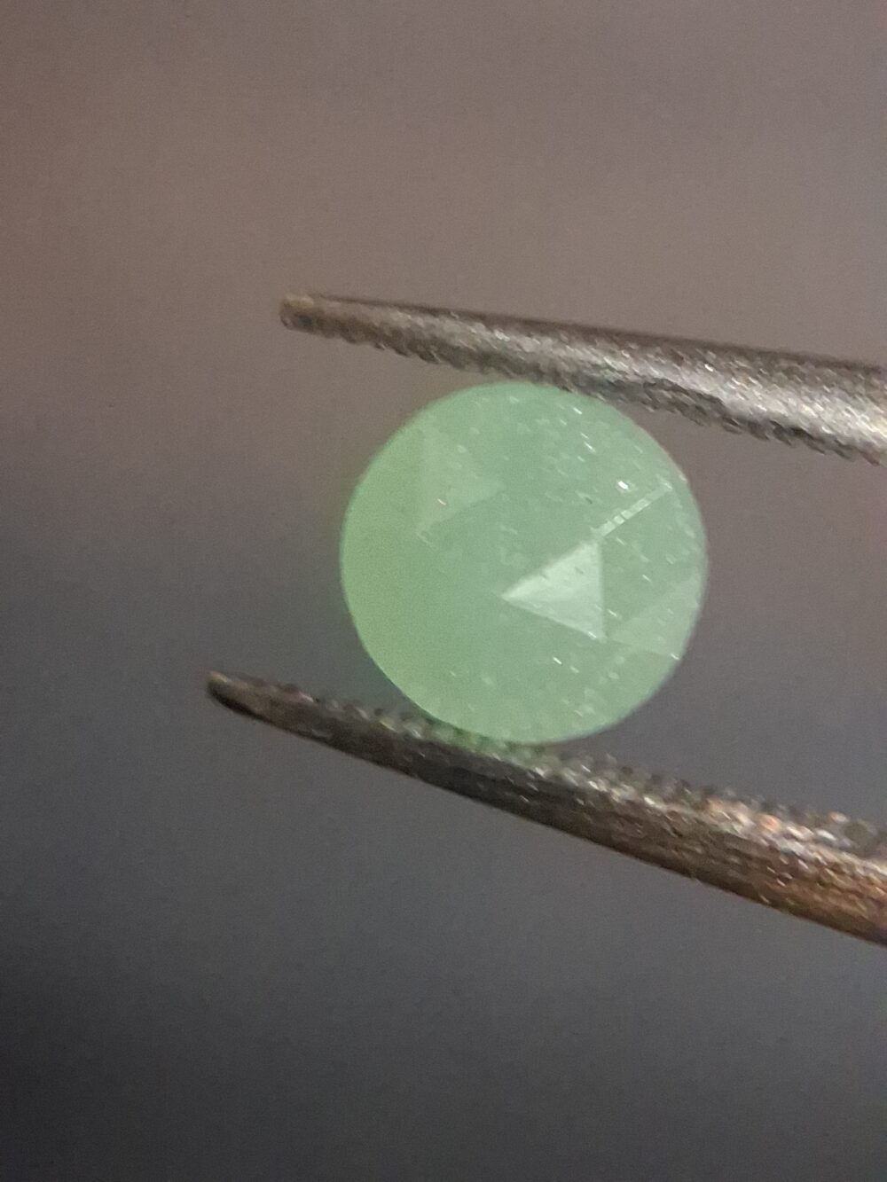 20260217_152534 Natural Green Aventurine · 0.457 ct · Round Rose Cut · India