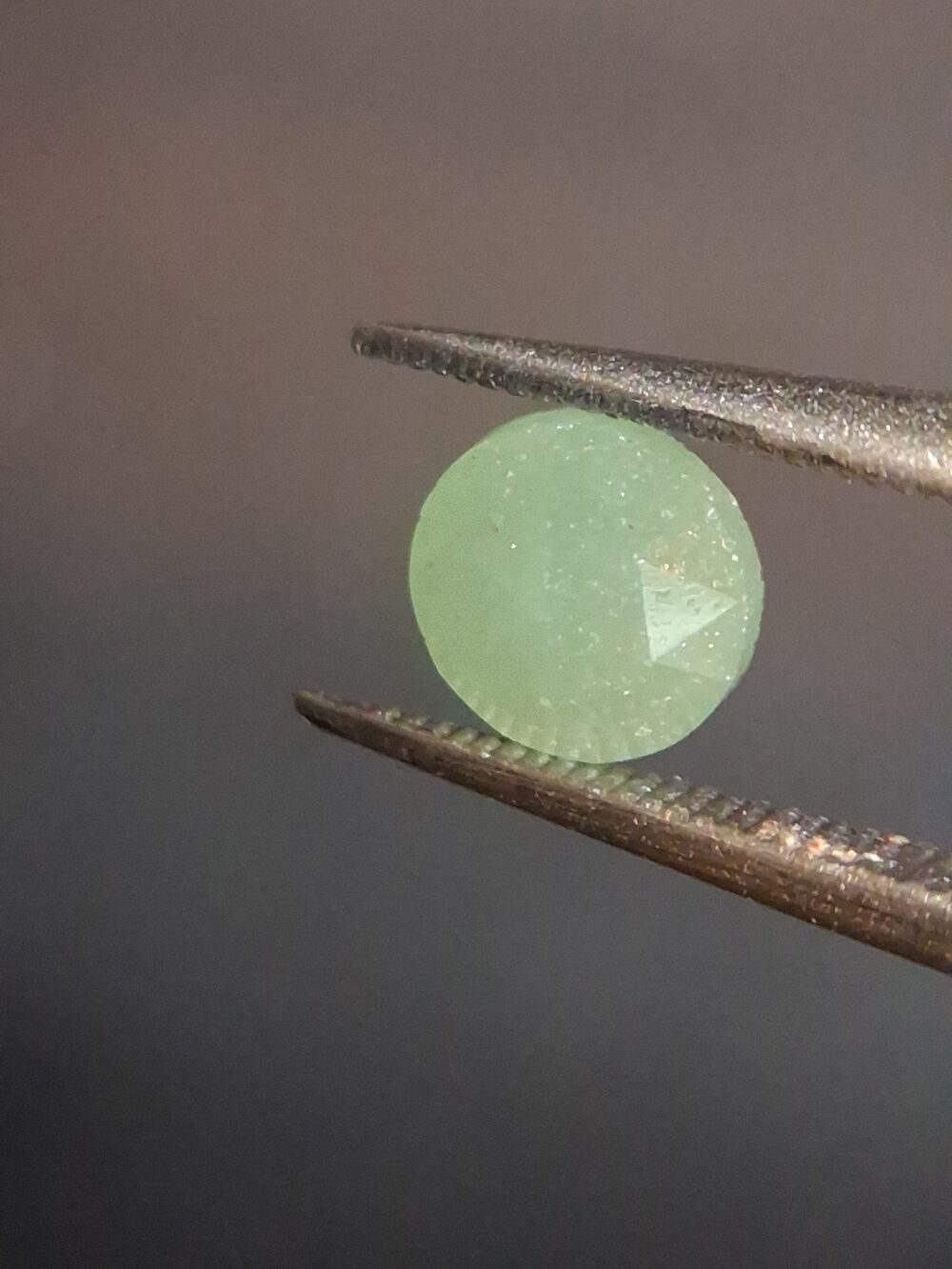 20260217_152551 Natural Green Aventurine · 0.457 ct · Round Rose Cut · India