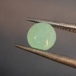 green aventurine rose cut