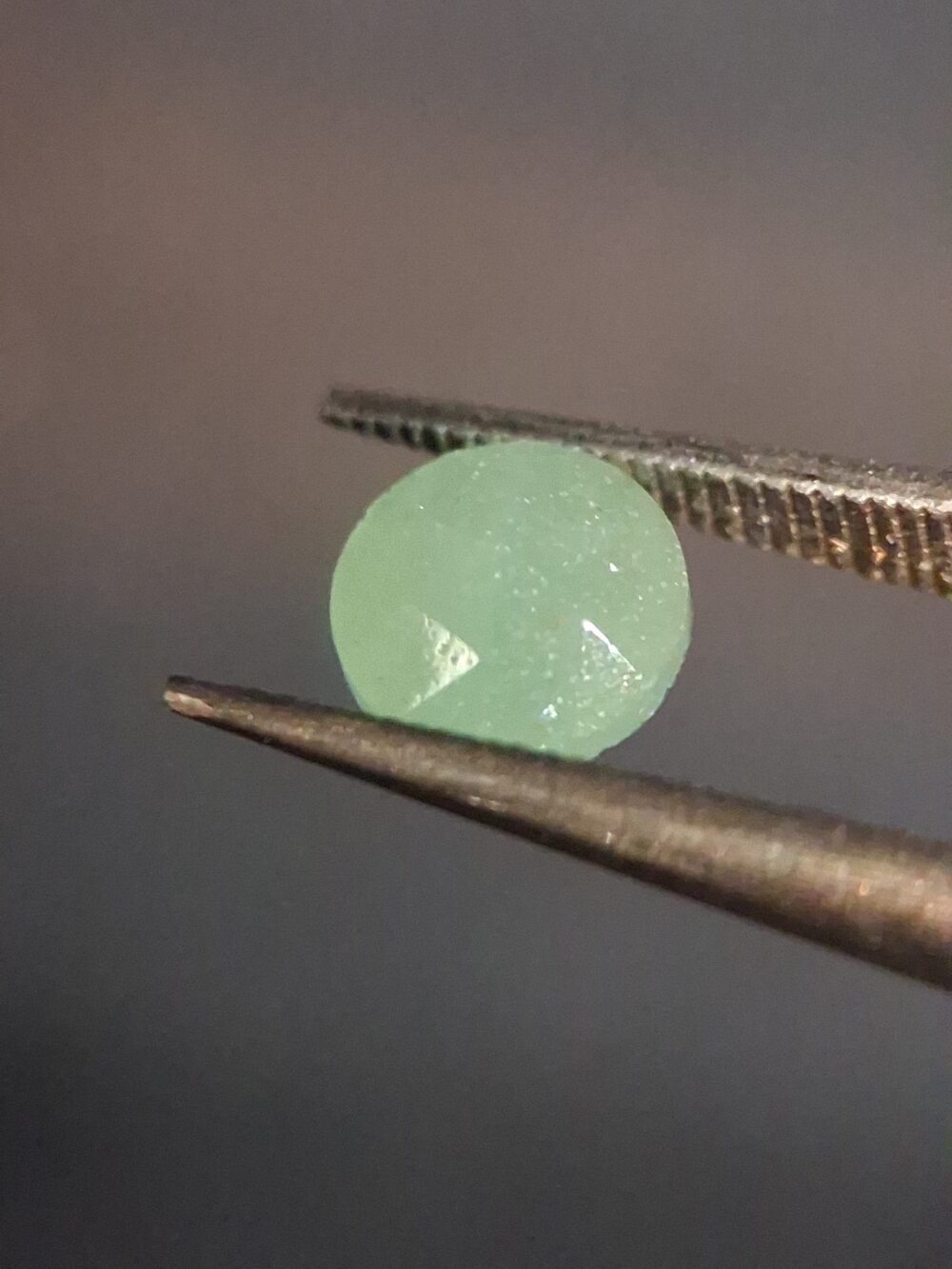 20260217_152558 Natural Green Aventurine · 0.457 ct · Round Rose Cut · India