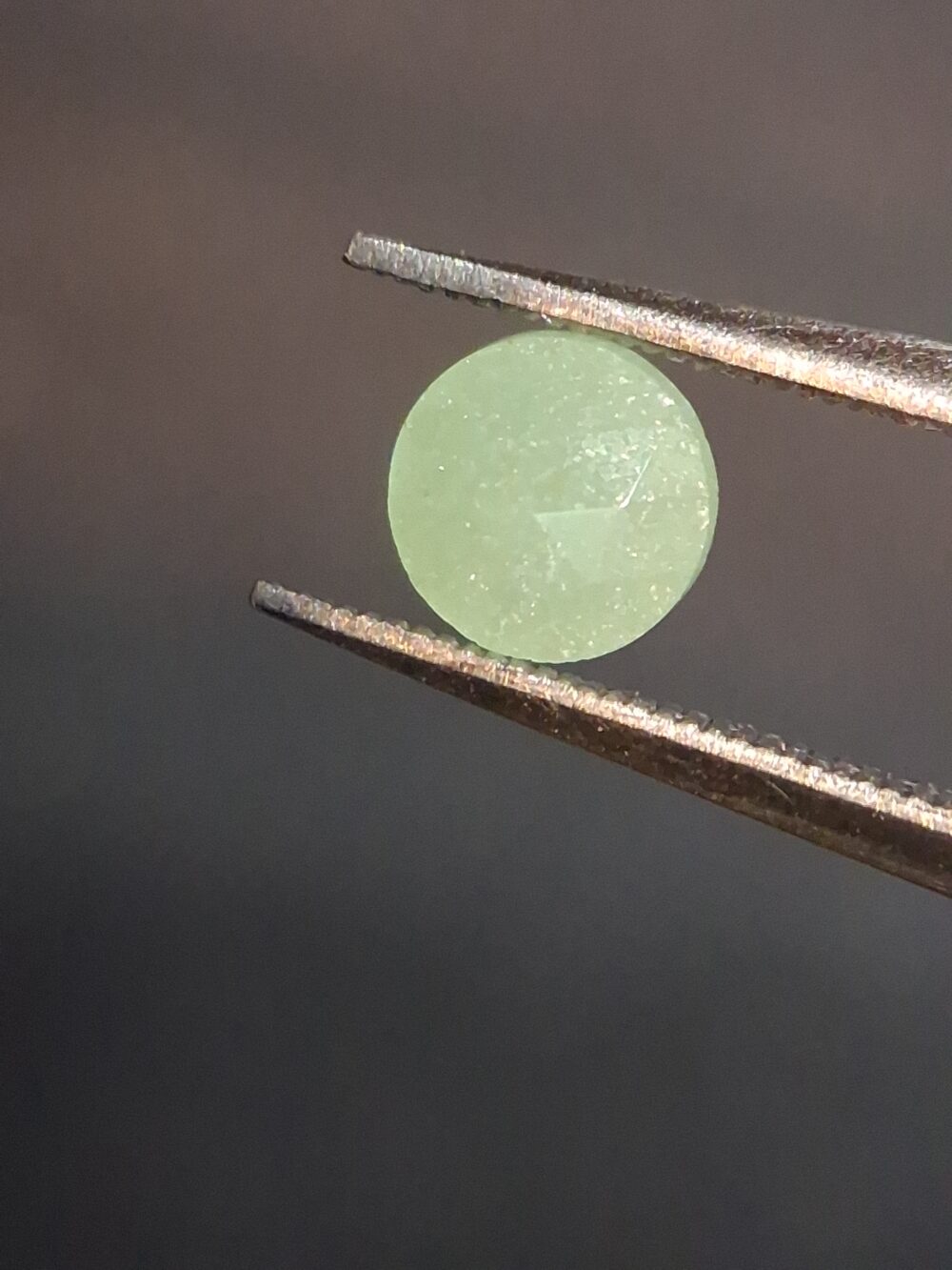 20260217_152603 Natural Green Aventurine · 0.457 ct · Round Rose Cut · India