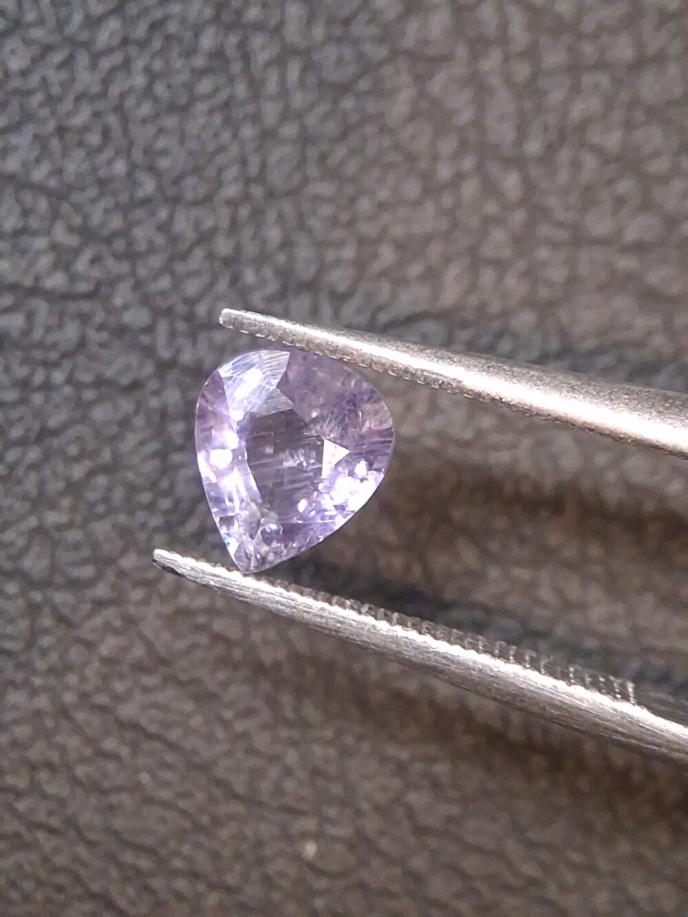 20260731_112902 Natural Lavender Purple Sapphire · 0.715 ct · Pear Mixed Cut · Sri Lanka