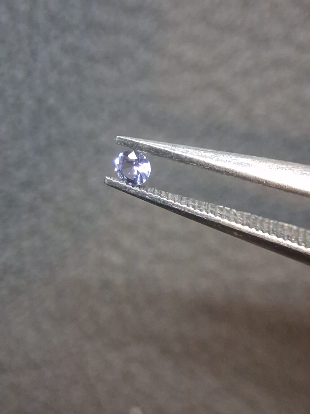 Natural Violet Blue Tanzanite · 0.030 ct · Round · Tanzania