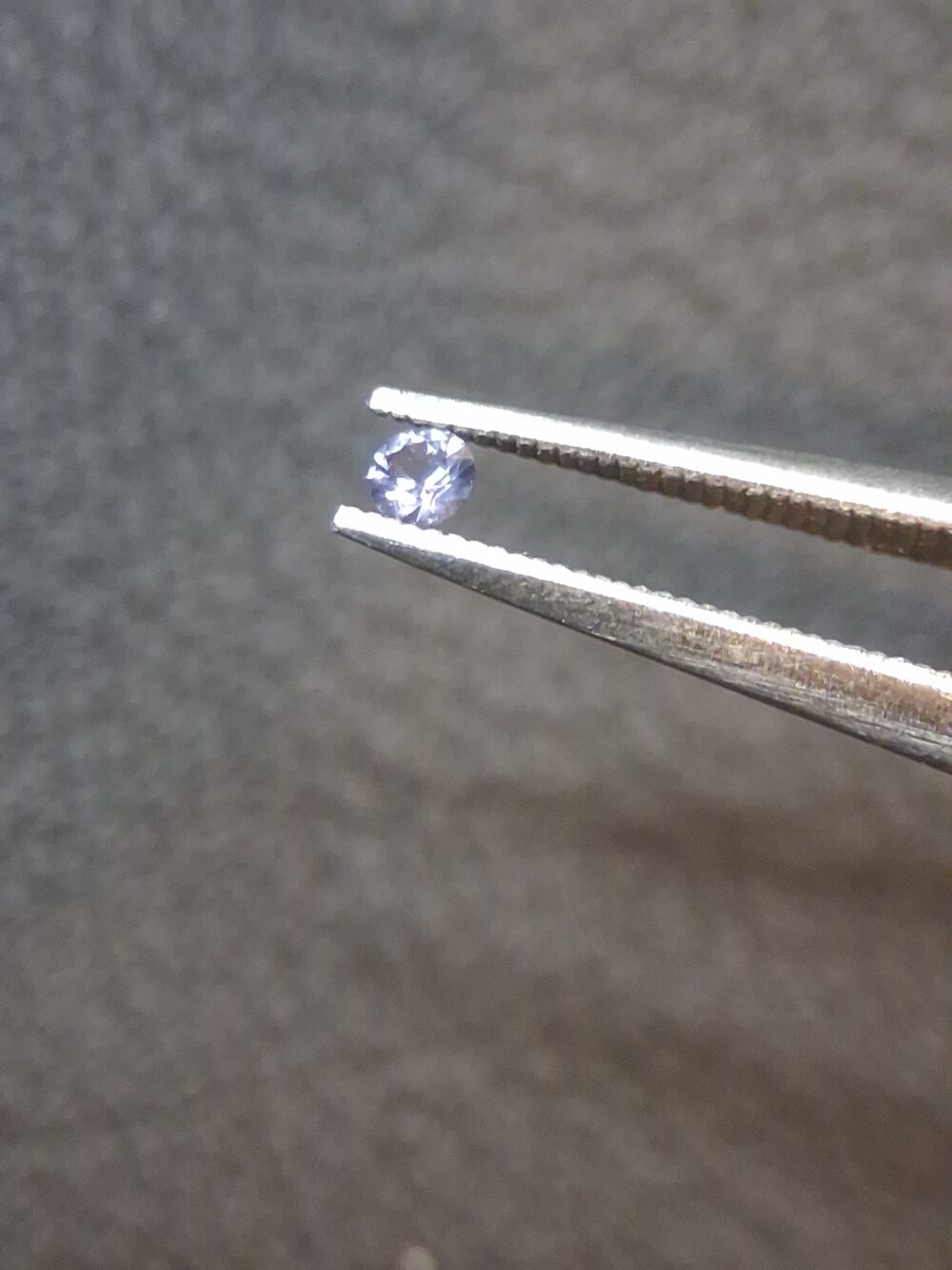 Natural Violet Blue Tanzanite · 0.030 ct · Round · Tanzania