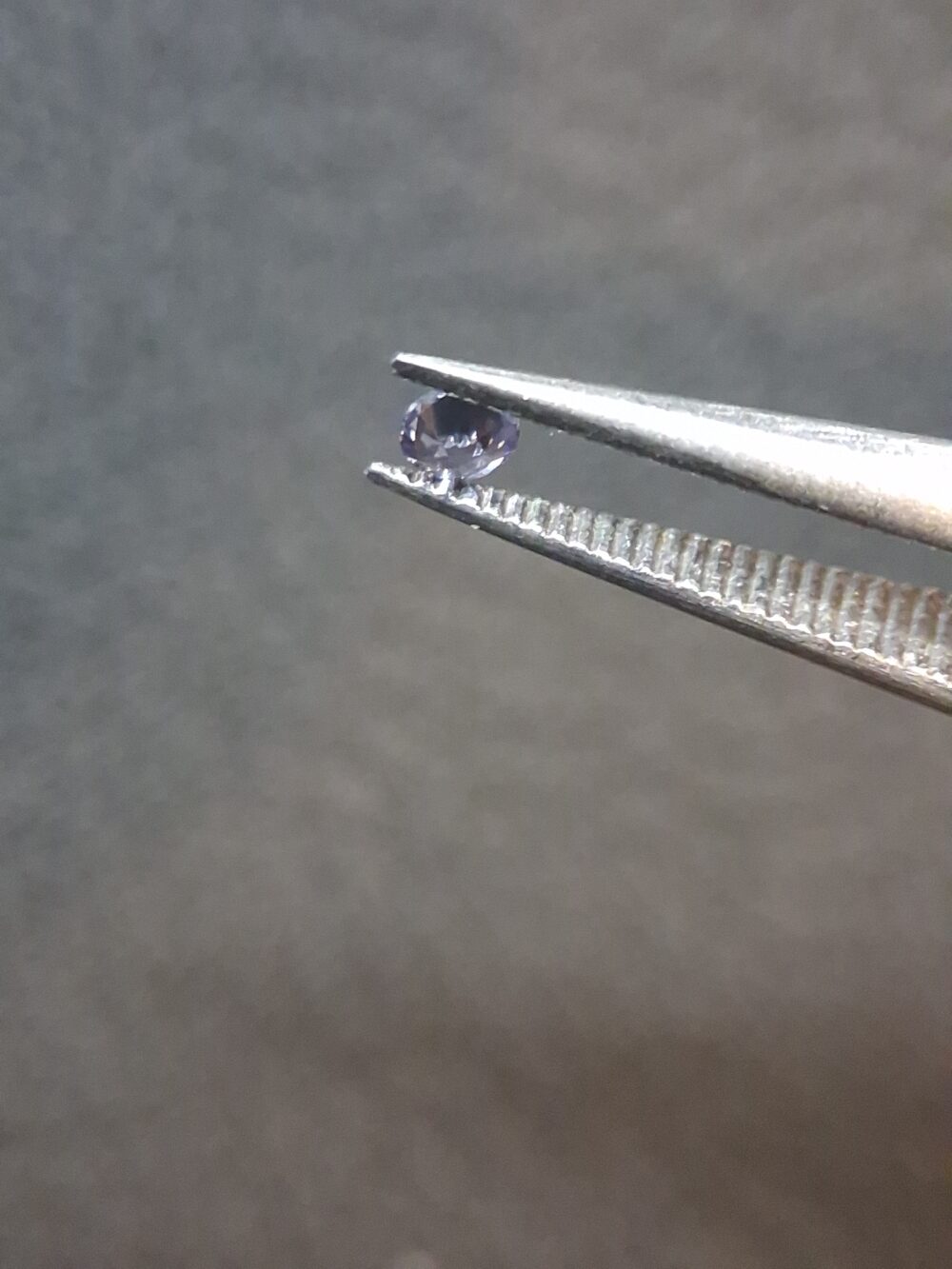 Natural Violet Blue Tanzanite · 0.030 ct · Round · Tanzania