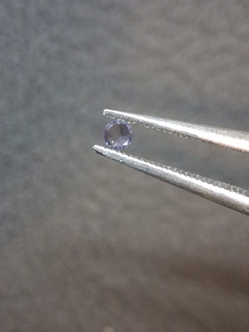 Natural Violet Blue Tanzanite · 0.030 ct · Round · Tanzania