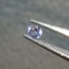 Natural Tanzanite stone · 0.032 ct · Round Brilliant Cut · Tanzania