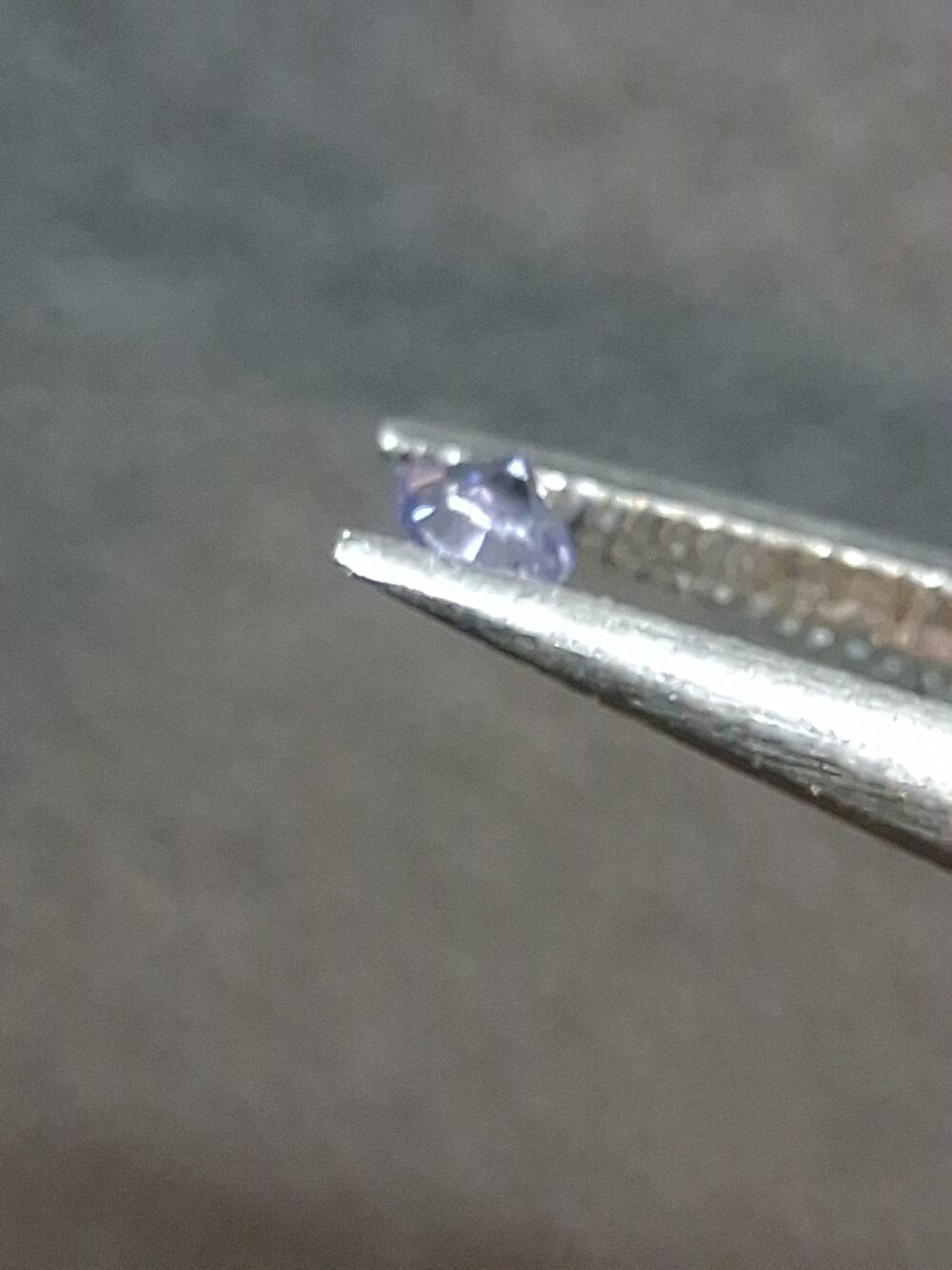 Natural Tanzanite stone · 0.032 ct · Round Brilliant Cut · Tanzania