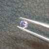 Natural Tanzanite Gemstone · 0.031 ct · Round Brilliant Cut · Tanzania