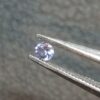 Natural Tanzanite · 0.035 ct · Round Brilliant Cut · Tanzania