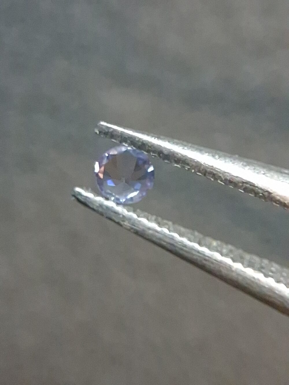 Natural Tanzanite · 0.035 ct · Round Brilliant Cut · Tanzania