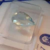 Natural Aquamarine · 3.23 ct · Pear · Mixed Cut · Heated
