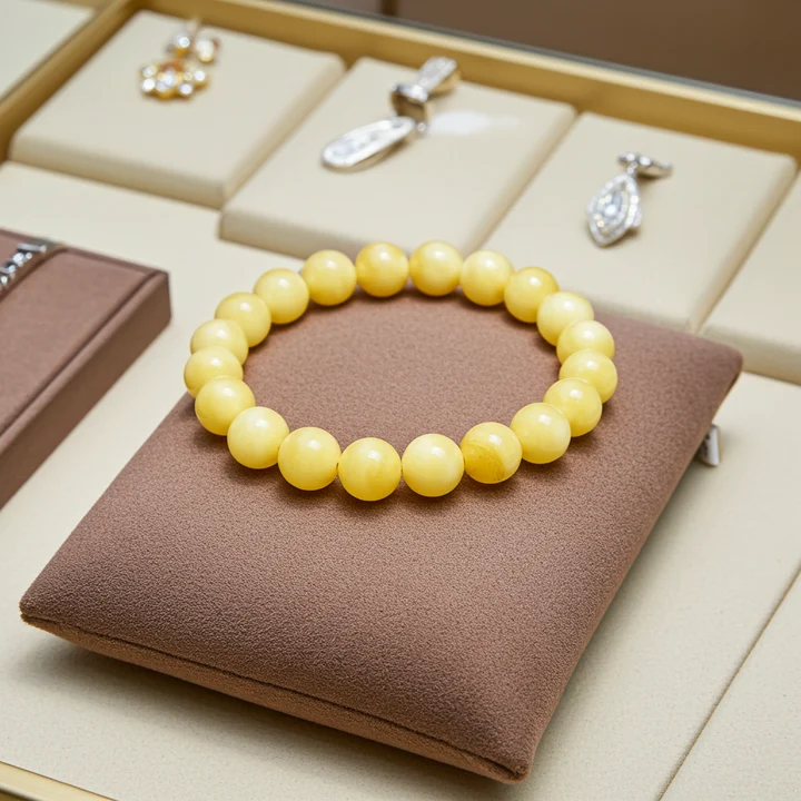 atNUatq9HcDYpMYP__XD8QI_2_gps_generated Natural Lemon Jade Beaded Bracelet · 8 mm · 19 cm