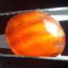 bicolor-orange-and-red-carnelian-rose-cut-oval-12-70-ct-natural-gems-belgium-precious-stones-72665515524420 Natural Chalcedony · 12.7 ct · Oval · Rose Cut Carnelian