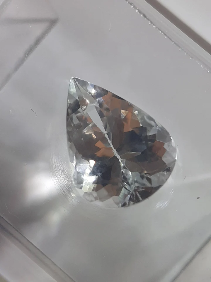 natural goshenite gemstone algt certified
