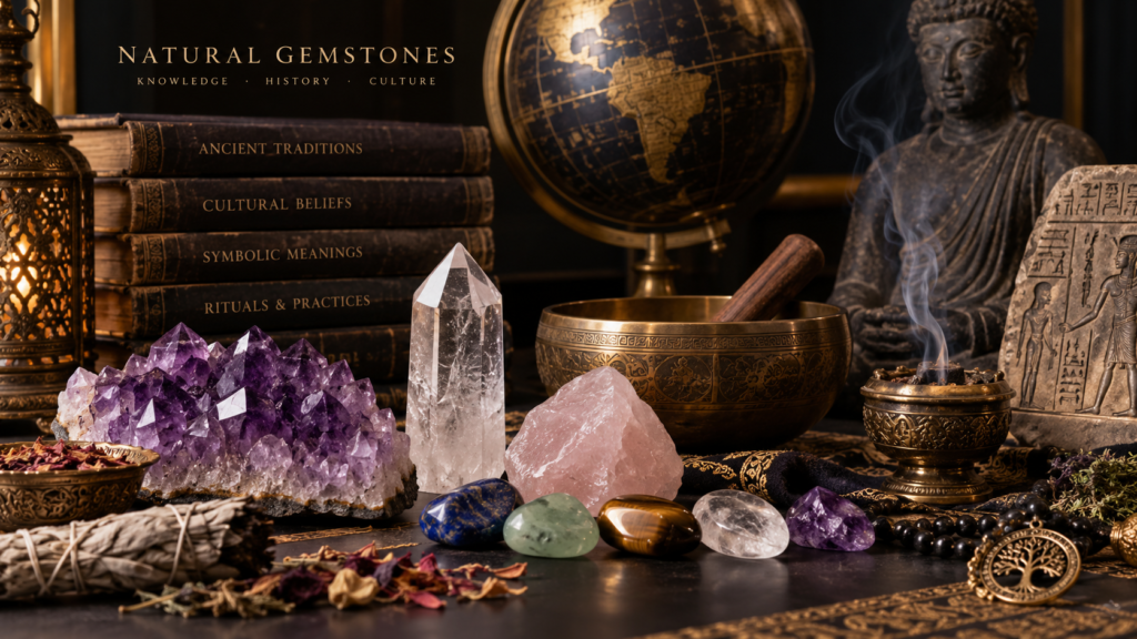 Crystal traditions and historical uses of natural crystals