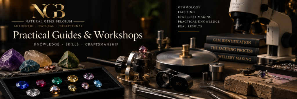 Practical gemstone guides for gemmology, faceting and jewellery making