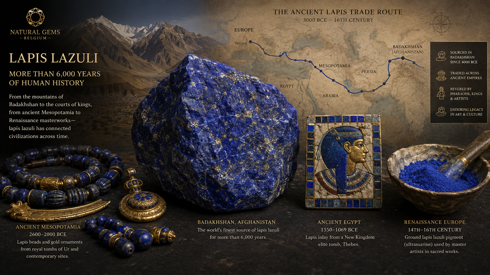 Lapis Lazuli: 6,000 Years of Trade, Art and Prestige