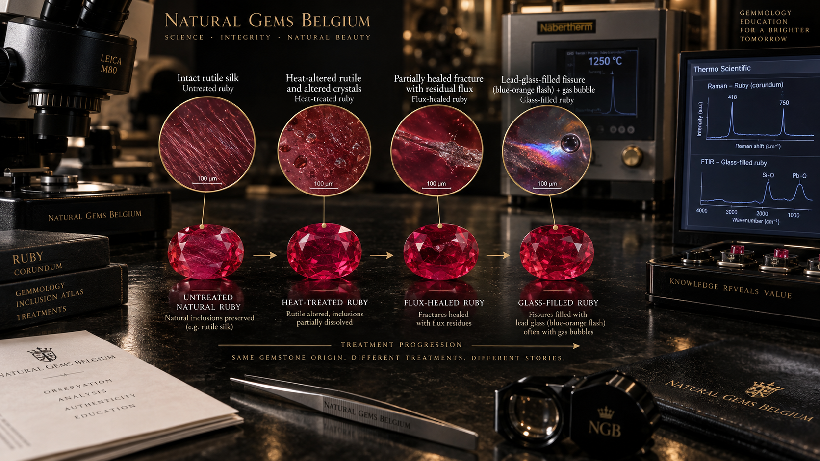 ruby heat treatment